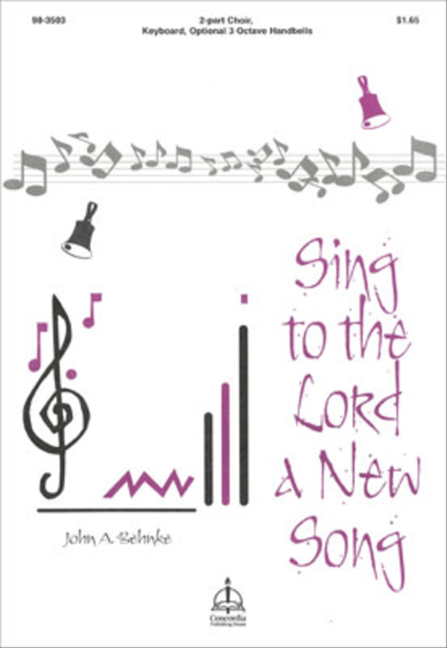 Sing to the Lord a New Song (Behnke) Choir scores gallery preview page 1