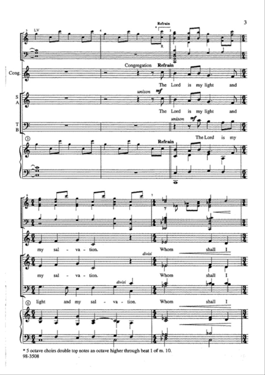 Psalter for Bells and Voices, Set 1 - Choral Part Choir scores gallery preview page 3