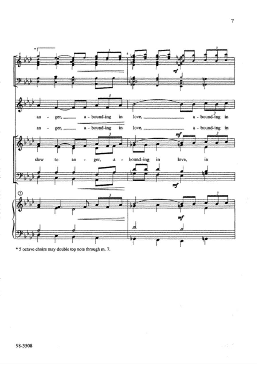 Psalter for Bells and Voices, Set 1 - Choral Part Choir scores gallery preview page 5