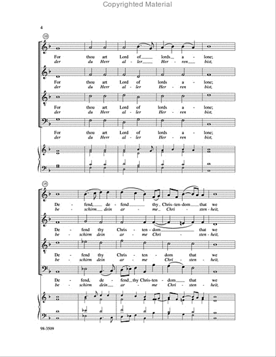 Lord, Keep Us Steadfast in Thy Word (Walter/Heim) Choir scores gallery preview page 3