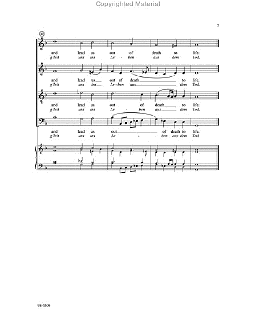 Lord, Keep Us Steadfast in Thy Word (Walter/Heim) Choir scores gallery preview page 6