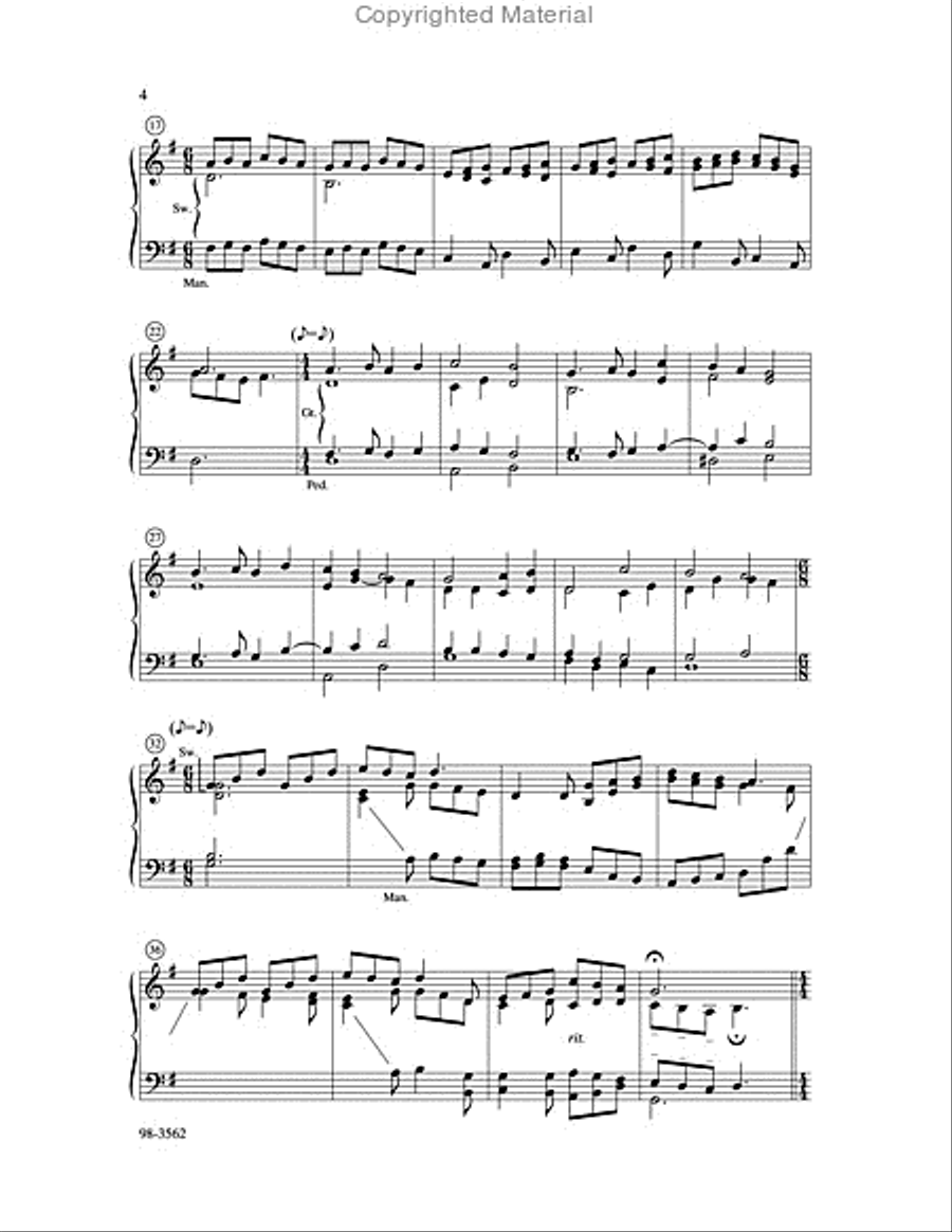 Lo, He Comes with Clouds Descending (Hobby) Choir scores gallery preview page 3