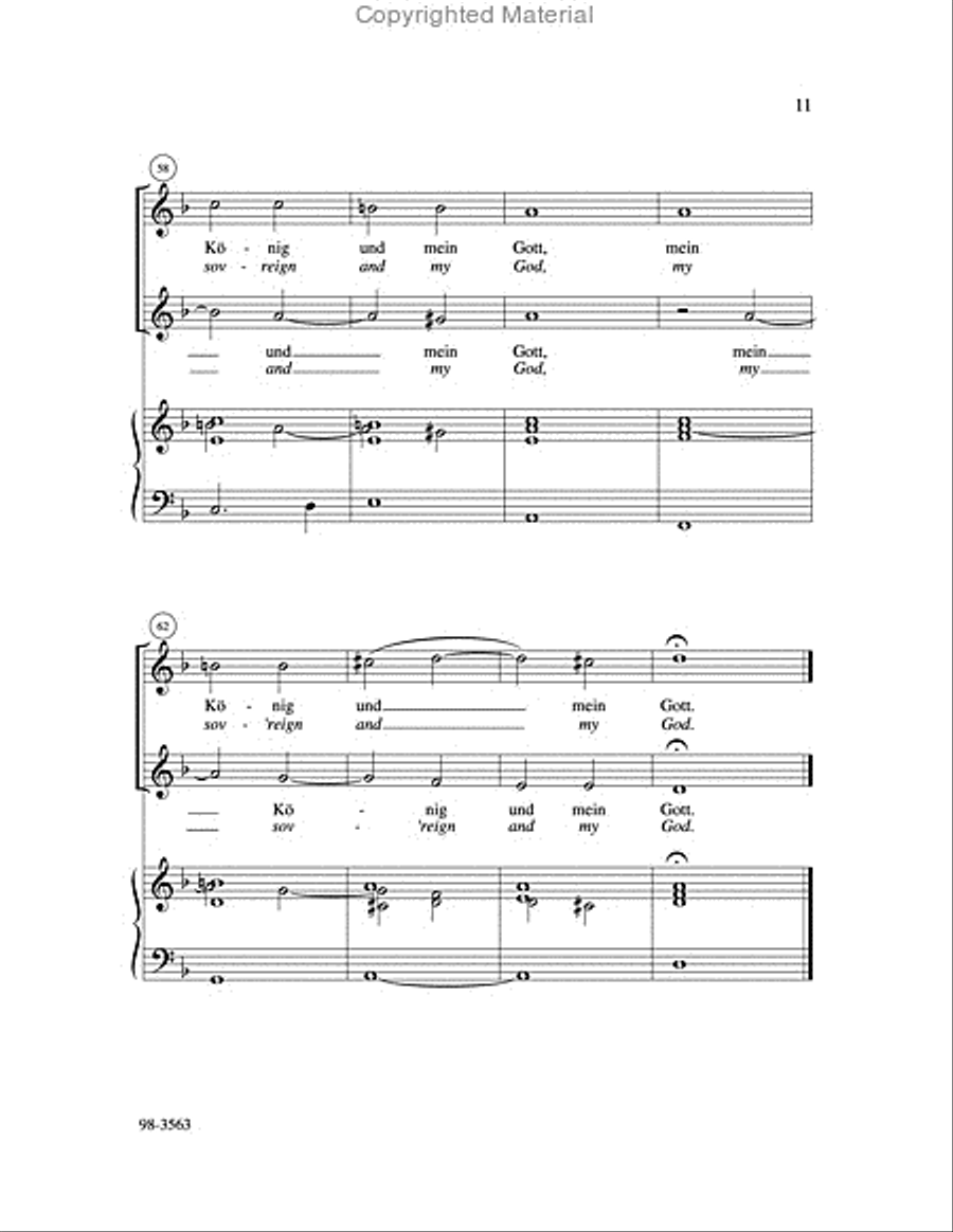 Lord, Hear My Prayer / Erhoere mich Choir scores gallery preview page 11
