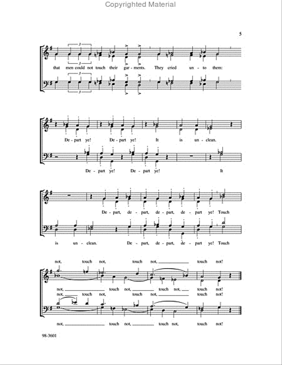 Lamentations of Jeremiah Choir scores gallery preview page 5