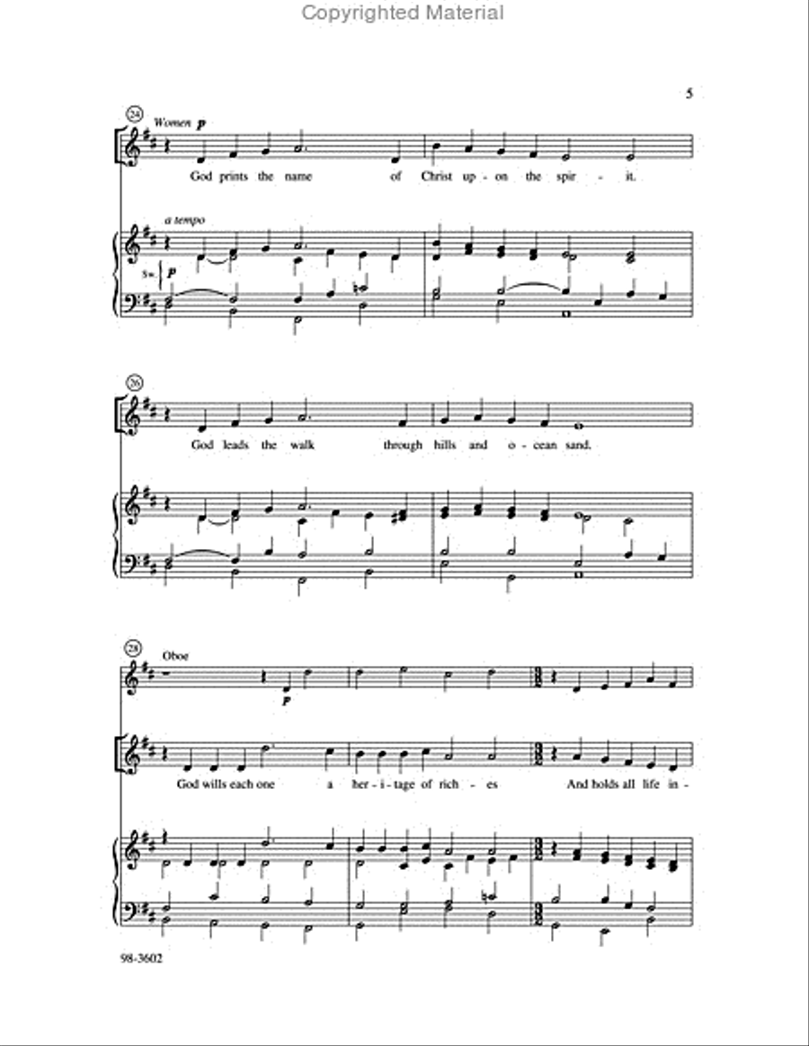 Christ Be Our Seed Christ Be Our Seed Choir scores gallery preview page 5