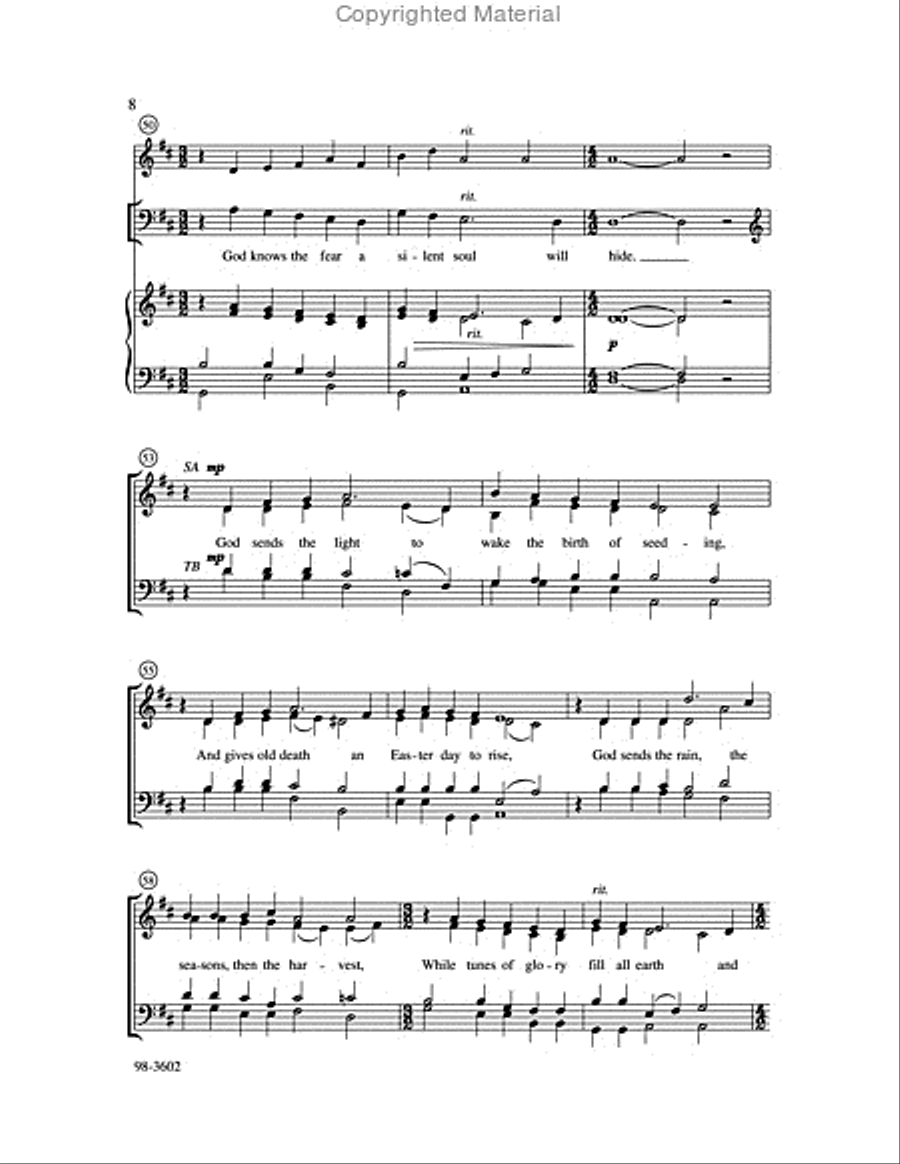 Christ Be Our Seed Christ Be Our Seed Choir scores gallery preview page 8