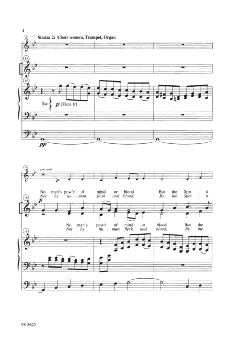 Savior of the Nations, Come (Cherwien) Choir scores gallery preview page 4