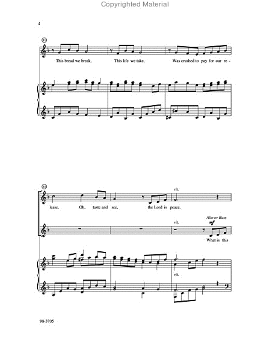 What Is This Bread? Choir scores gallery preview page 3
