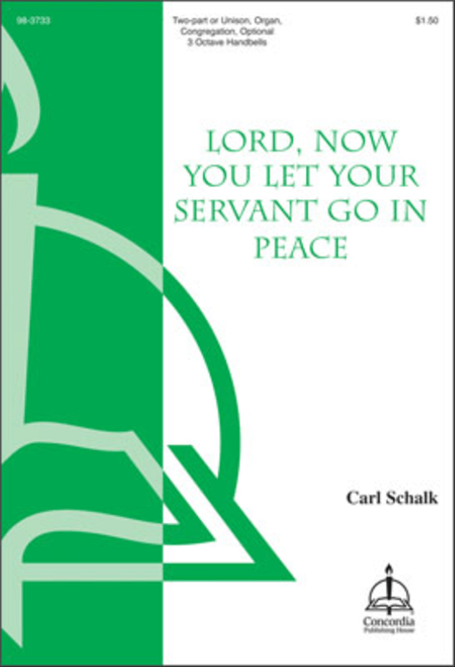 Lord, Now You Let Your Servant Go in Peace Choir scores gallery preview page 1