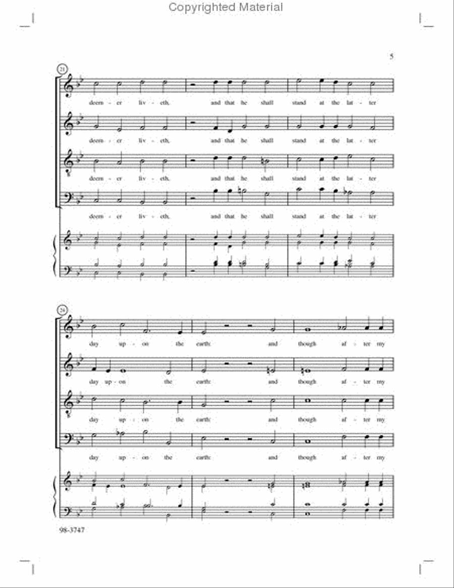 I Am the Resurrection and the Life Choir scores gallery preview page 4