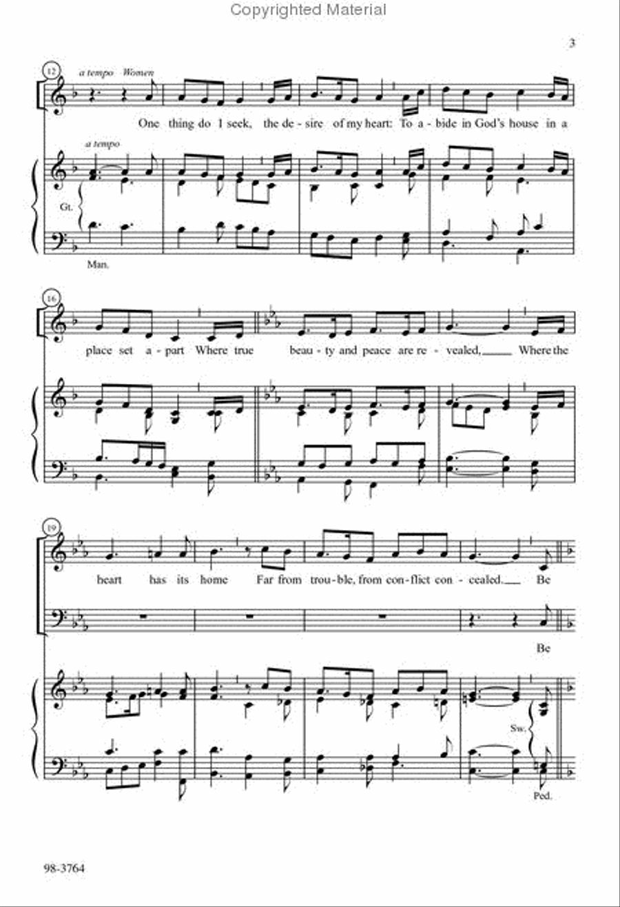 The Lord Is My Light (Bender) Choir scores gallery preview page 4