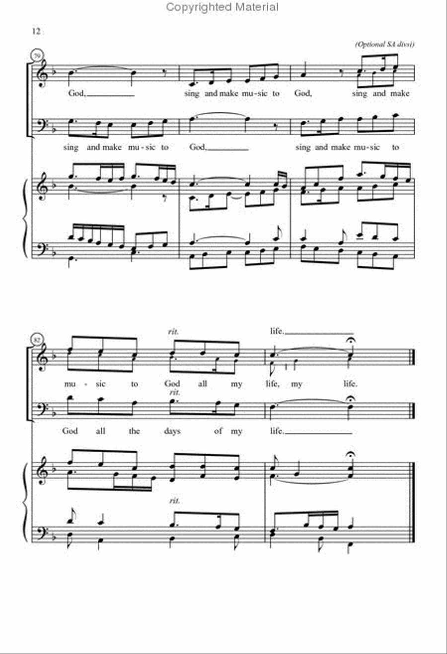 The Lord Is My Light (Bender) Choir scores gallery preview page 5
