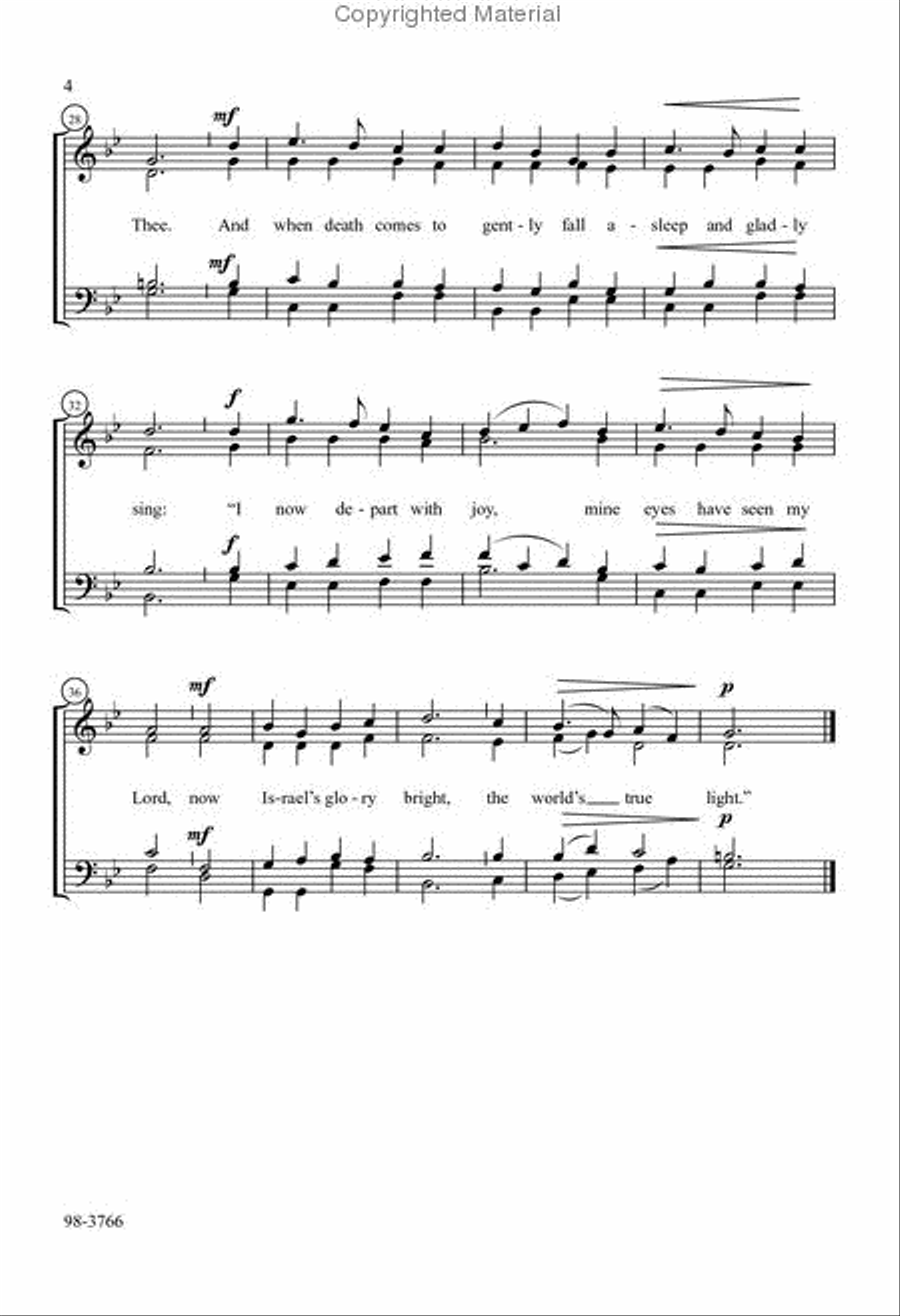 When to the Temple Mary Went (Sadowski) Choir scores gallery preview page 3