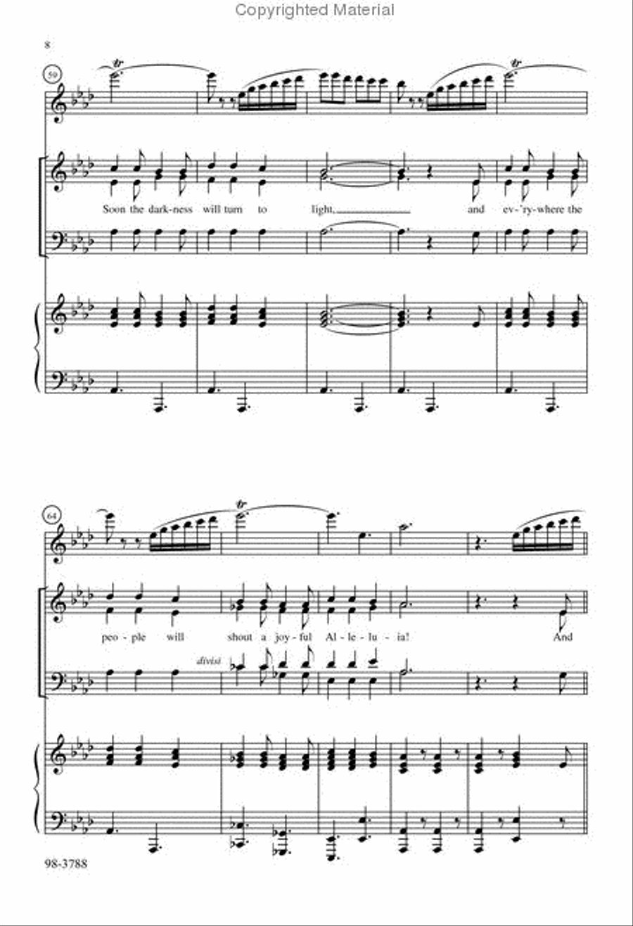 An Advent Alleluia Flute scores gallery preview page 4