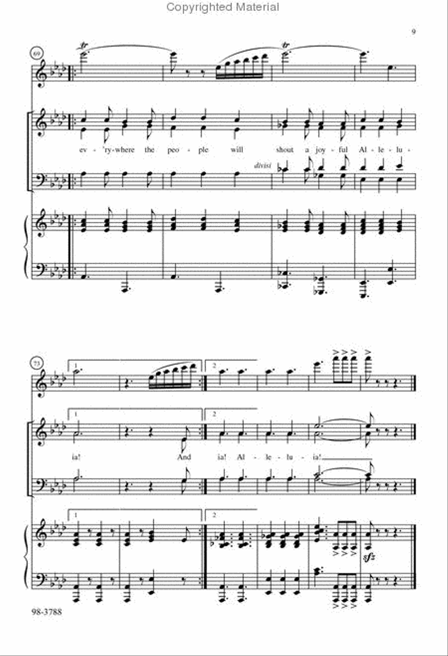 An Advent Alleluia Flute scores gallery preview page 5