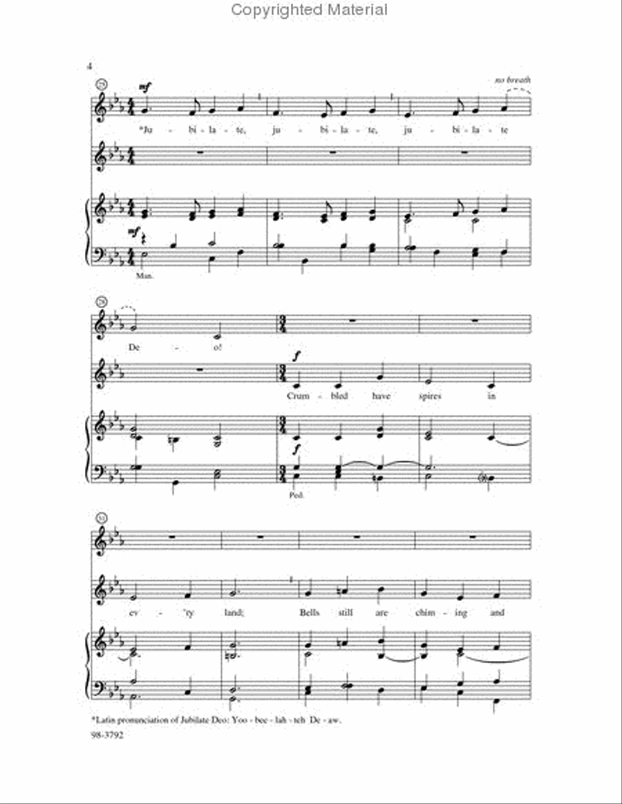 Built on the Rock (Hopson) Choir scores gallery preview page 3
