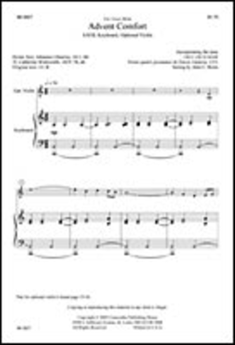 Advent Comfort Choir scores gallery preview page 1