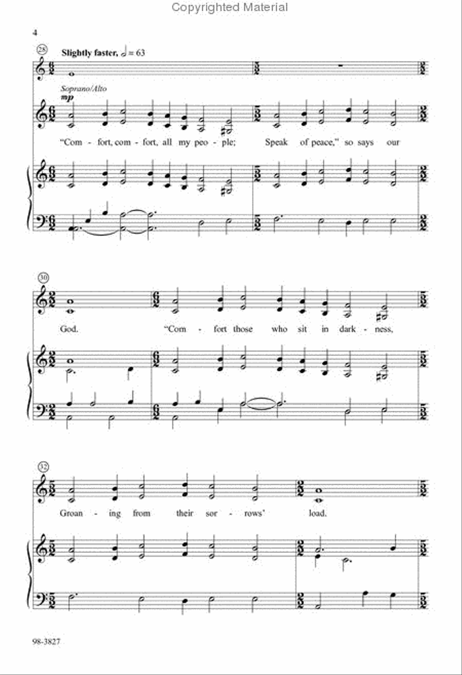 Advent Comfort Choir scores gallery preview page 4