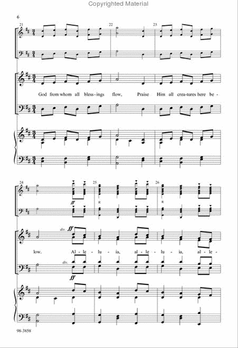 Psalm 150 (Behnke) Choir scores gallery preview page 4