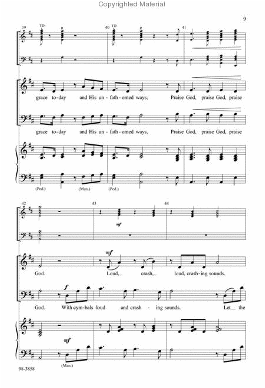 Psalm 150 (Behnke) Choir scores gallery preview page 5