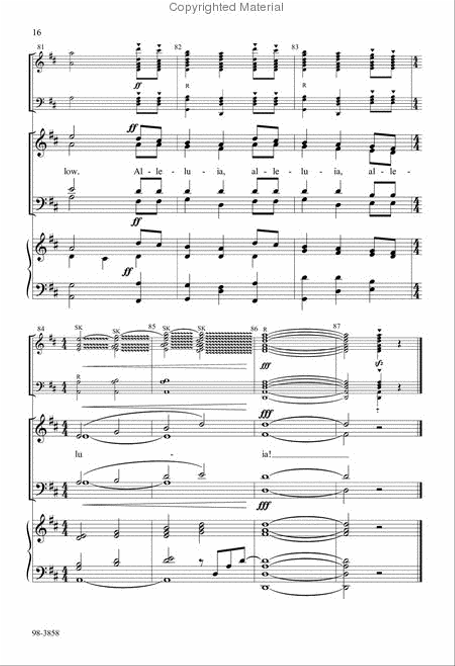 Psalm 150 (Behnke) Choir scores gallery preview page 7