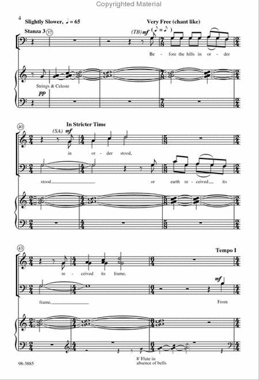 O God, Our Help in Ages Past (Bankson) Choir scores gallery preview page 3