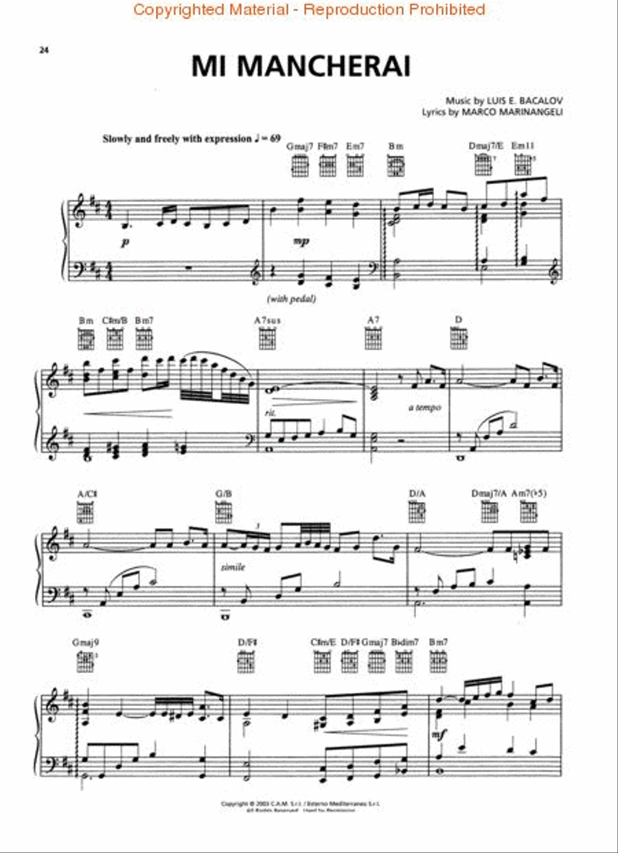 Josh Groban – Closer Josh Groban – Closer Piano, Vocal, Guitar scores gallery preview page 3