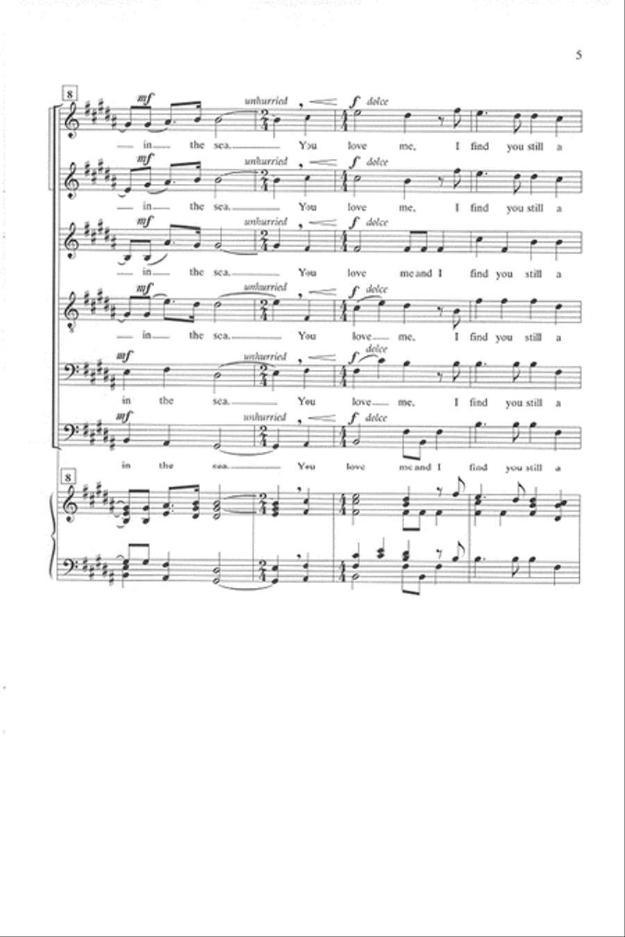 I Am Not Yours (SSATBB) I Am Not Yours (SSATBB) SSATBB scores gallery preview page 4