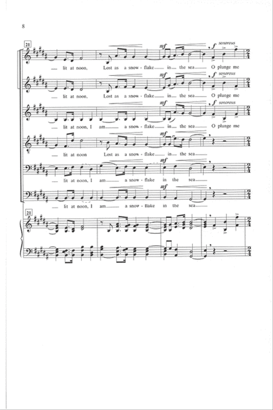 I Am Not Yours (SSATBB) I Am Not Yours (SSATBB) SSATBB scores gallery preview page 7