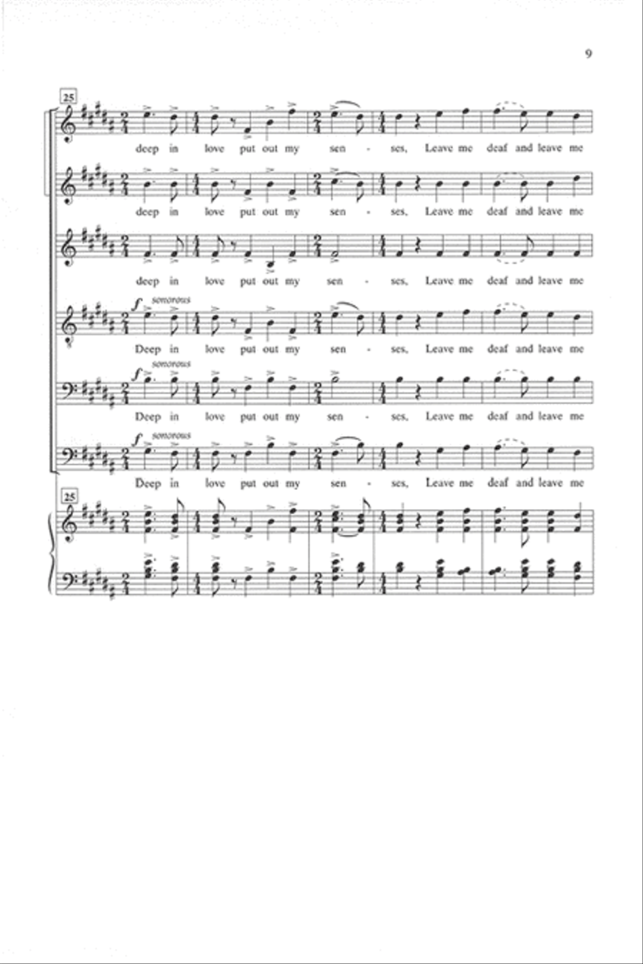 I Am Not Yours (SSATBB) I Am Not Yours (SSATBB) SSATBB scores gallery preview page 8