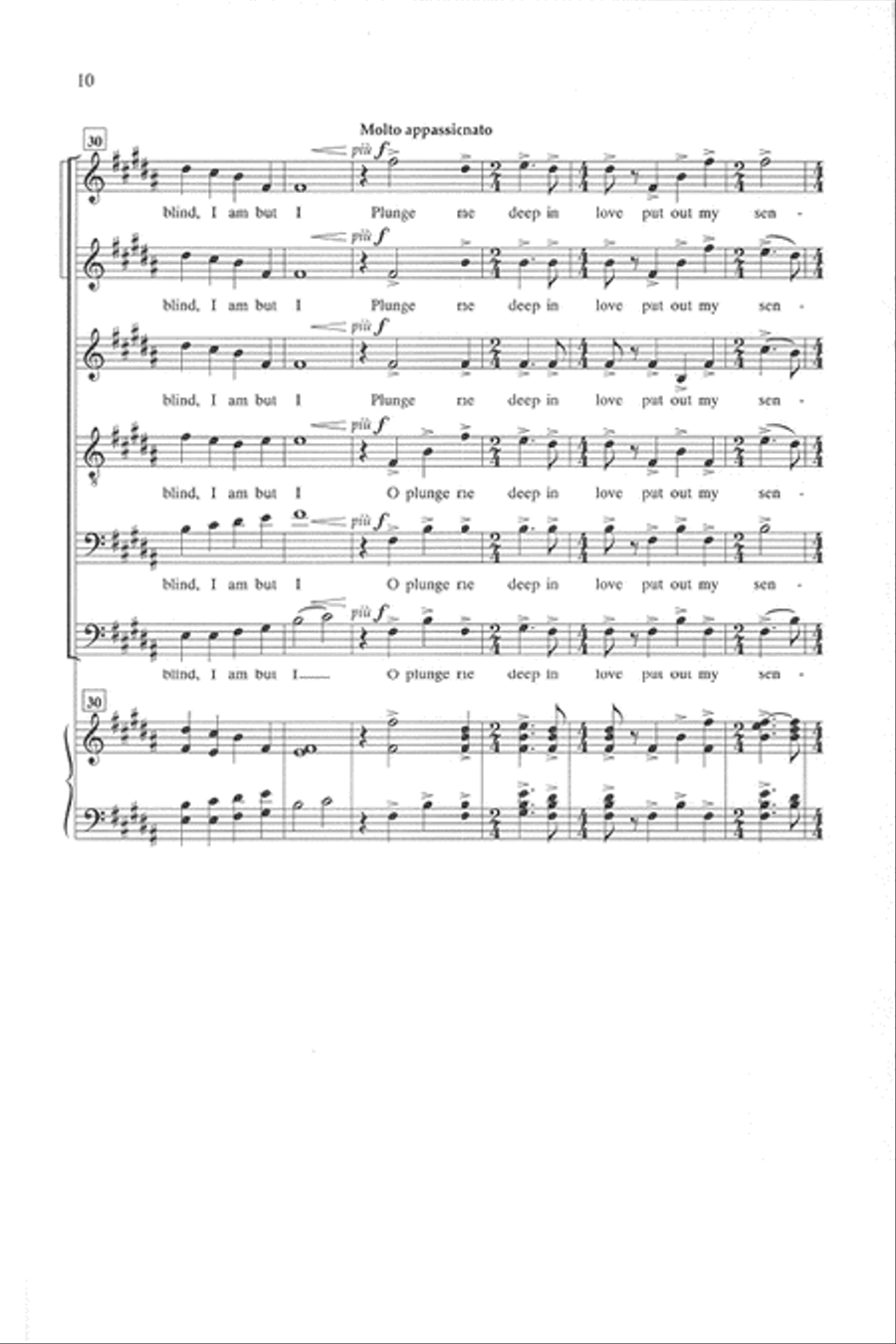 I Am Not Yours (SSATBB) I Am Not Yours (SSATBB) SSATBB scores gallery preview page 9