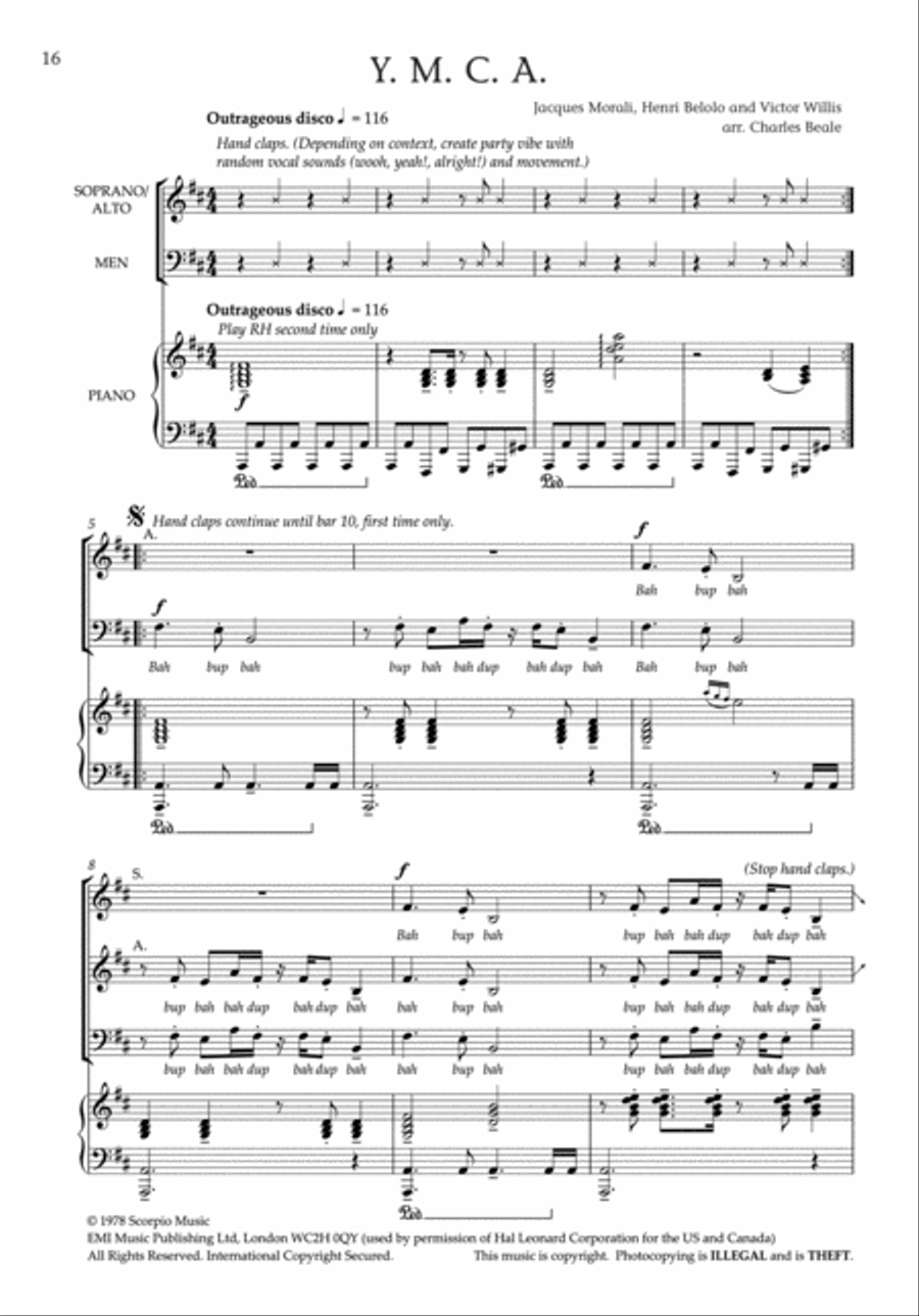 Disco Classics, Volume 1 Choir scores gallery preview page 4