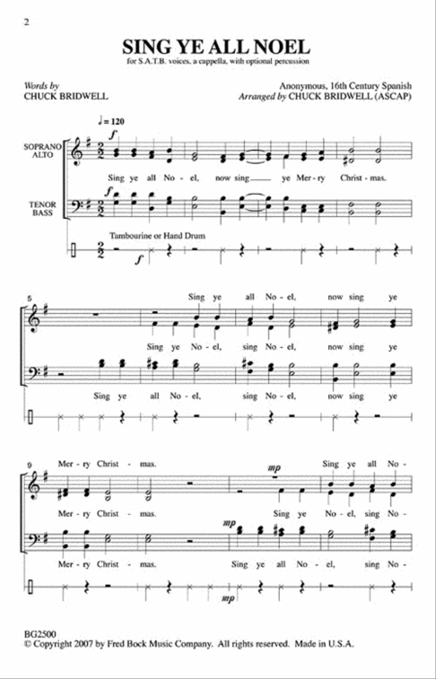 Sing Ye All Noel Sing Ye All Noel Divisi scores gallery preview page 2