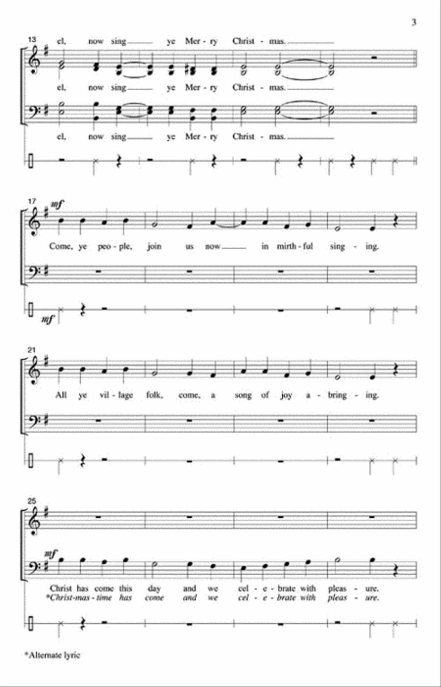 Sing Ye All Noel Sing Ye All Noel Divisi scores gallery preview page 3