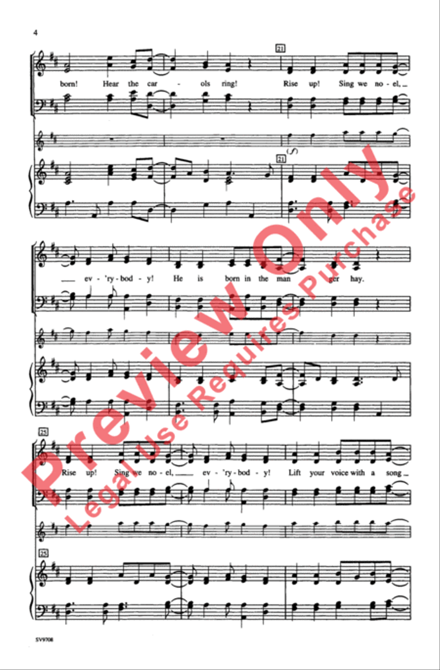 African Noel African Noel 4-Part scores gallery preview page 4