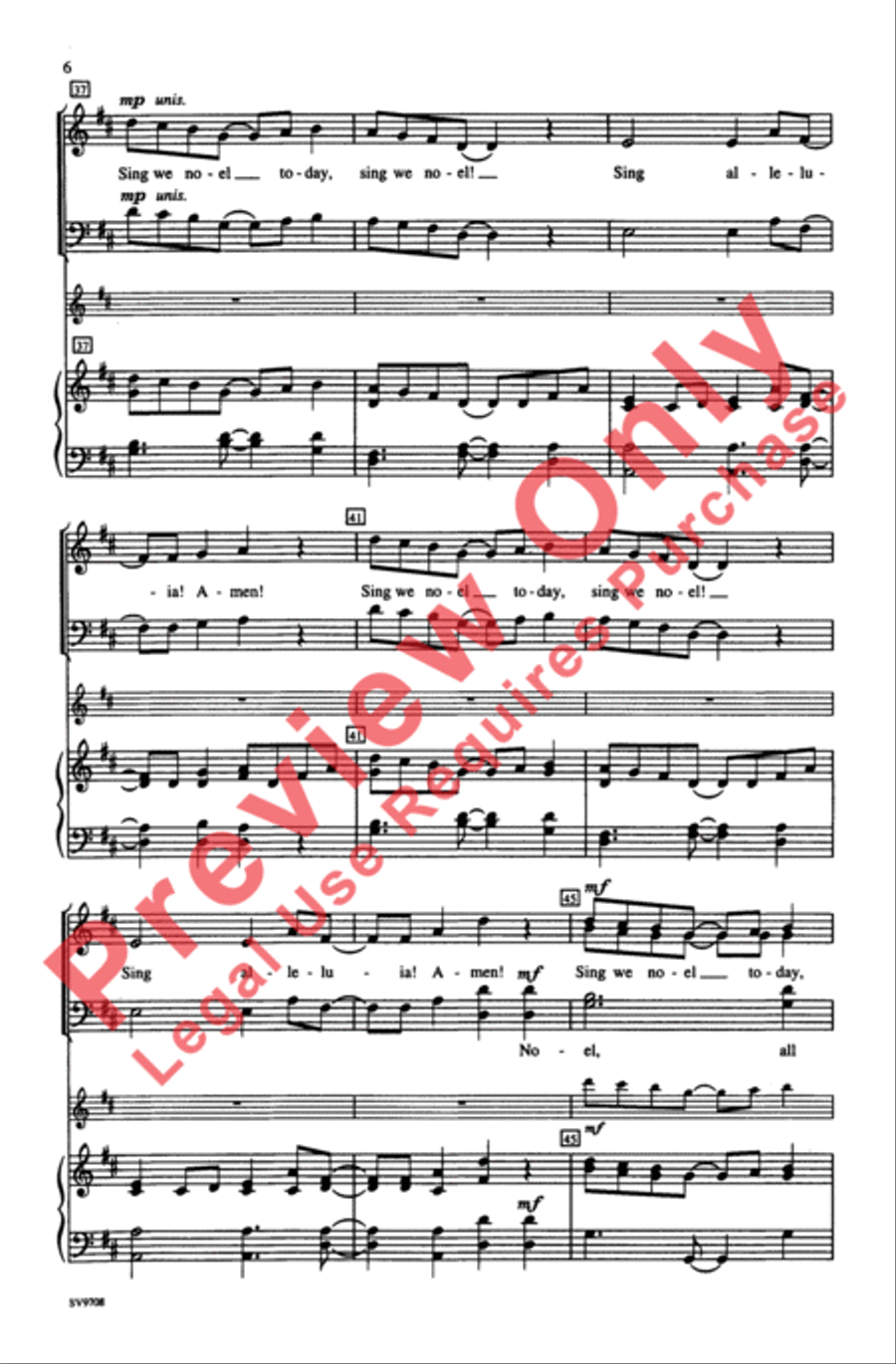 African Noel African Noel 4-Part scores gallery preview page 6