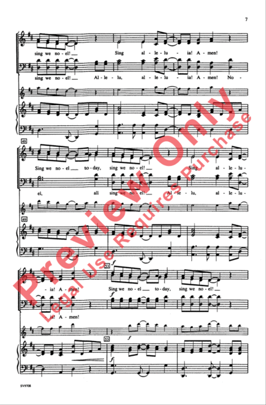 African Noel African Noel 4-Part scores gallery preview page 7