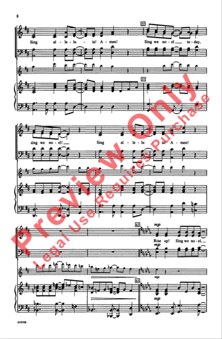 African Noel African Noel 4-Part scores gallery preview page 8