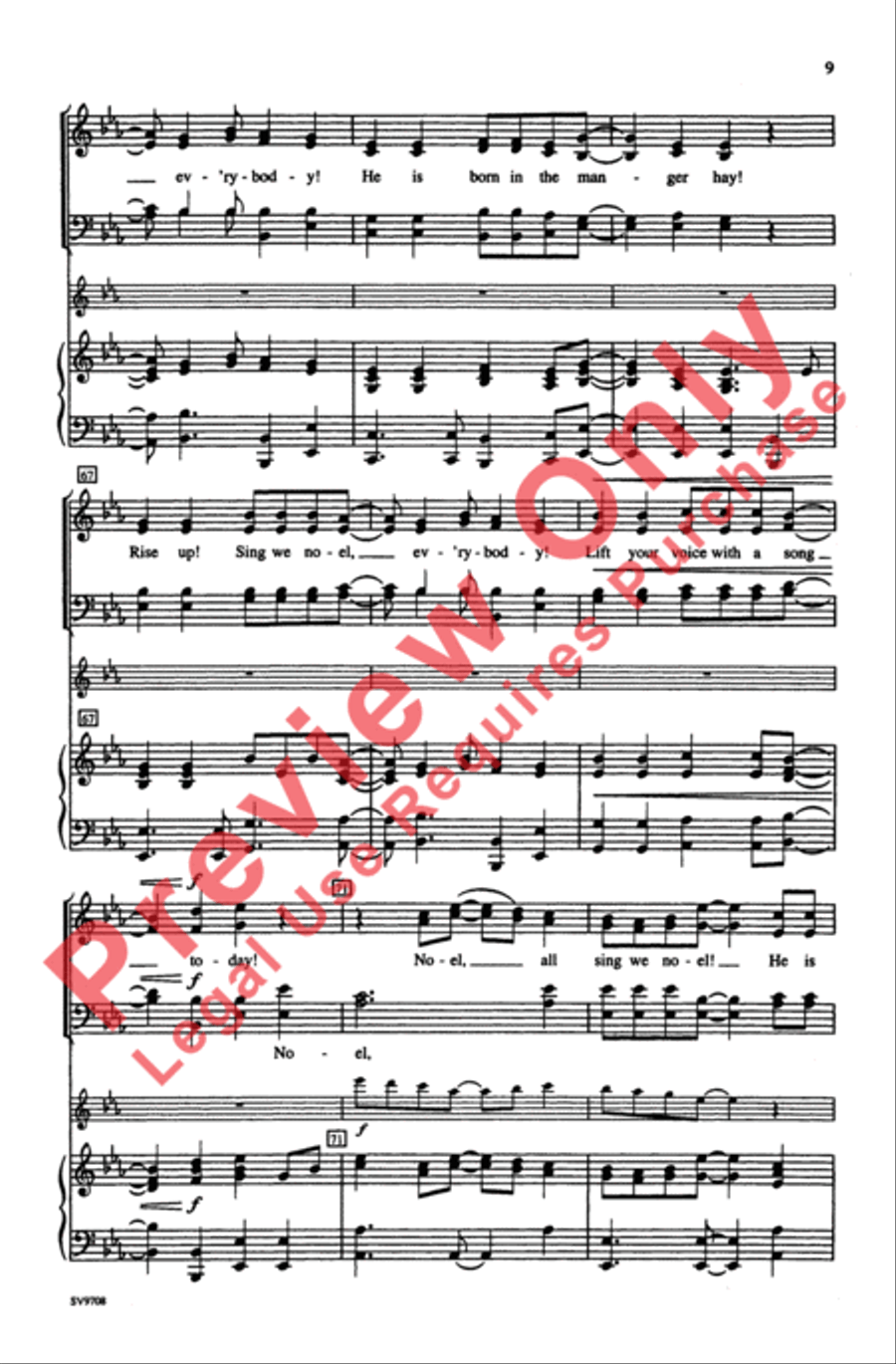 African Noel African Noel 4-Part scores gallery preview page 9