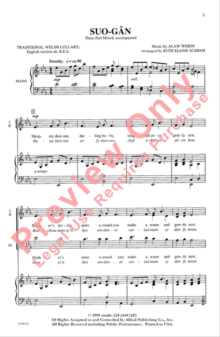 Suo-Gân Suo-Gân 3-Part scores gallery preview page 3