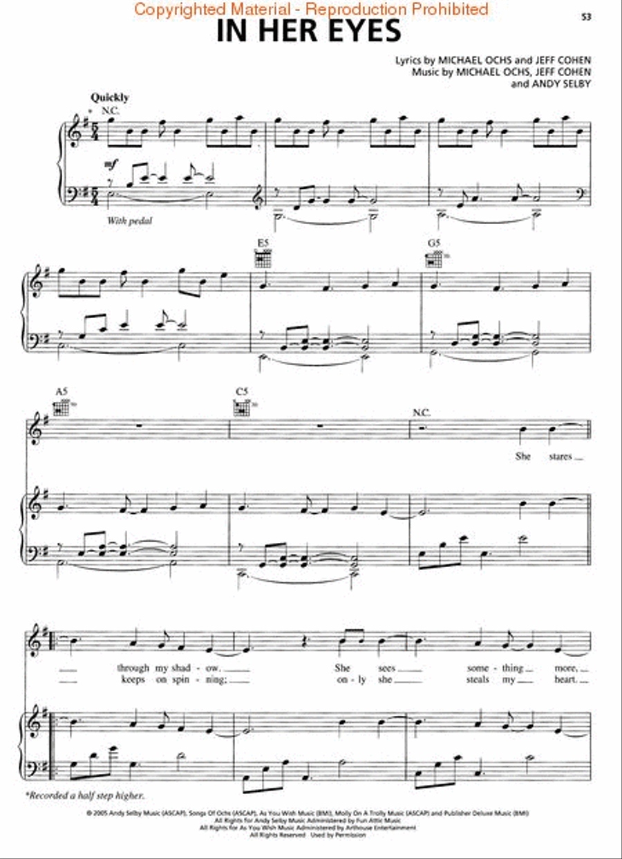 Awake Piano, Vocal, Guitar scores gallery preview page 3