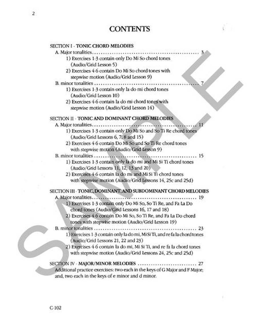 Vocal Connections, Music Reading Exercises Choir scores gallery preview page 3
