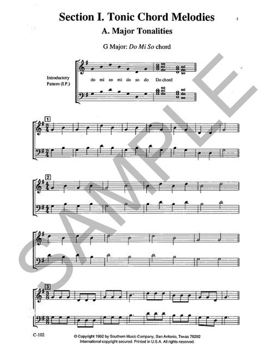 Vocal Connections, Music Reading Exercises Choir scores gallery preview page 4