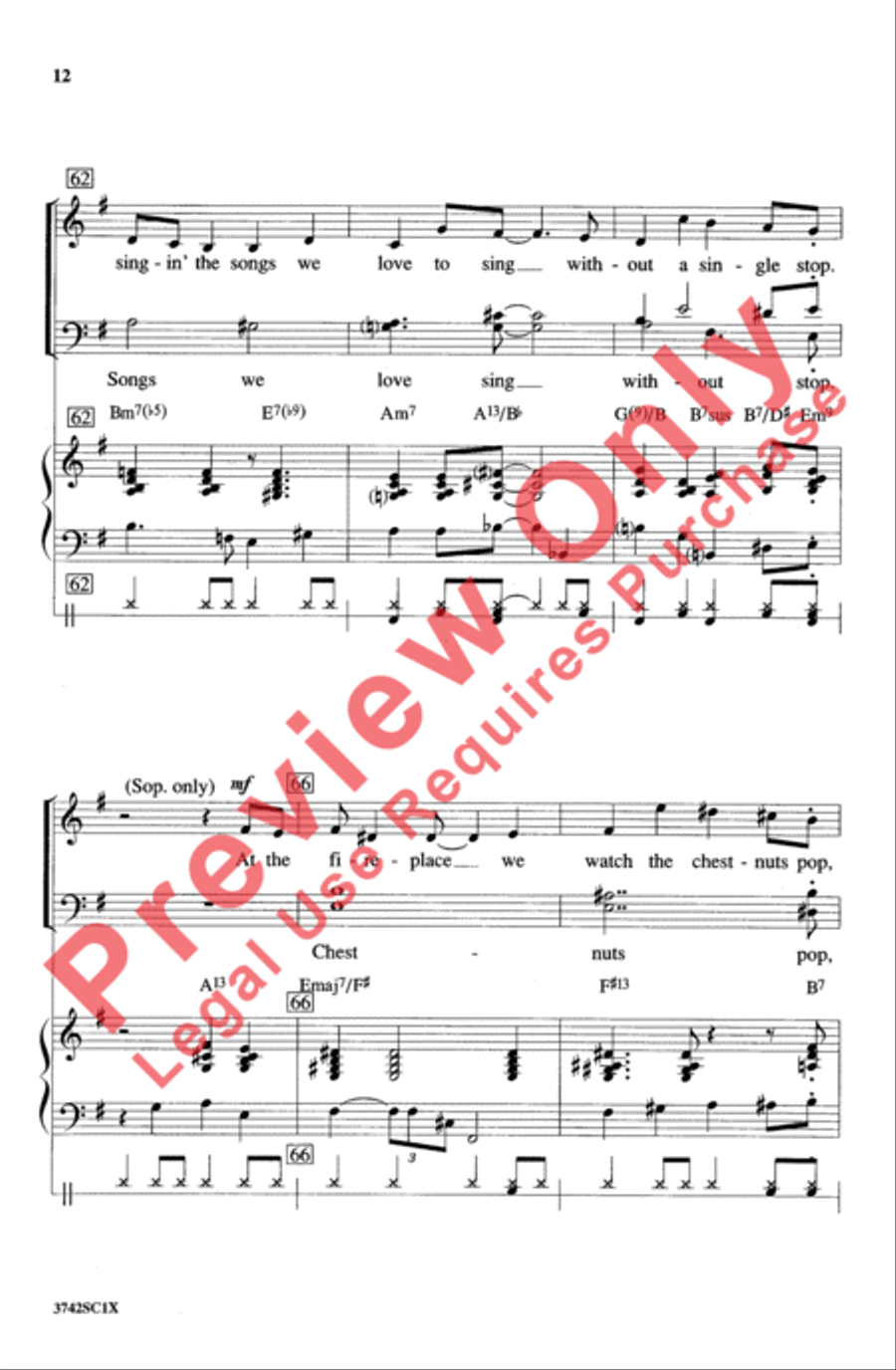 Sleigh Ride Sleigh Ride 4-Part scores gallery preview page 12