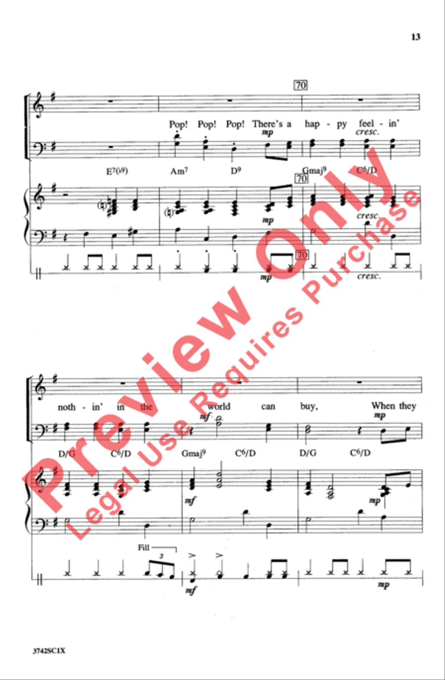 Sleigh Ride Sleigh Ride 4-Part scores gallery preview page 13