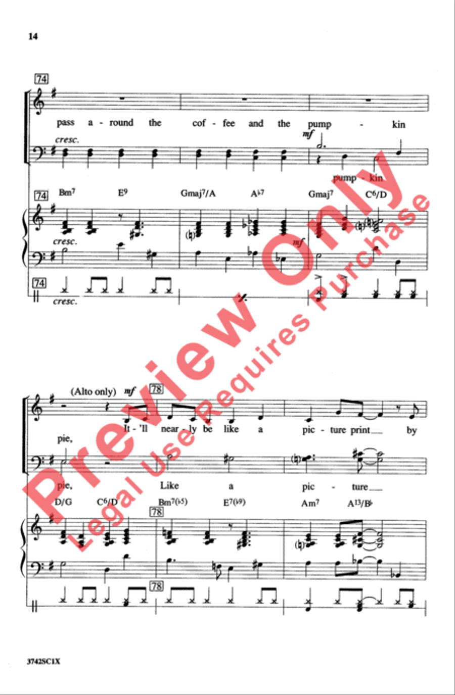 Sleigh Ride Sleigh Ride 4-Part scores gallery preview page 14