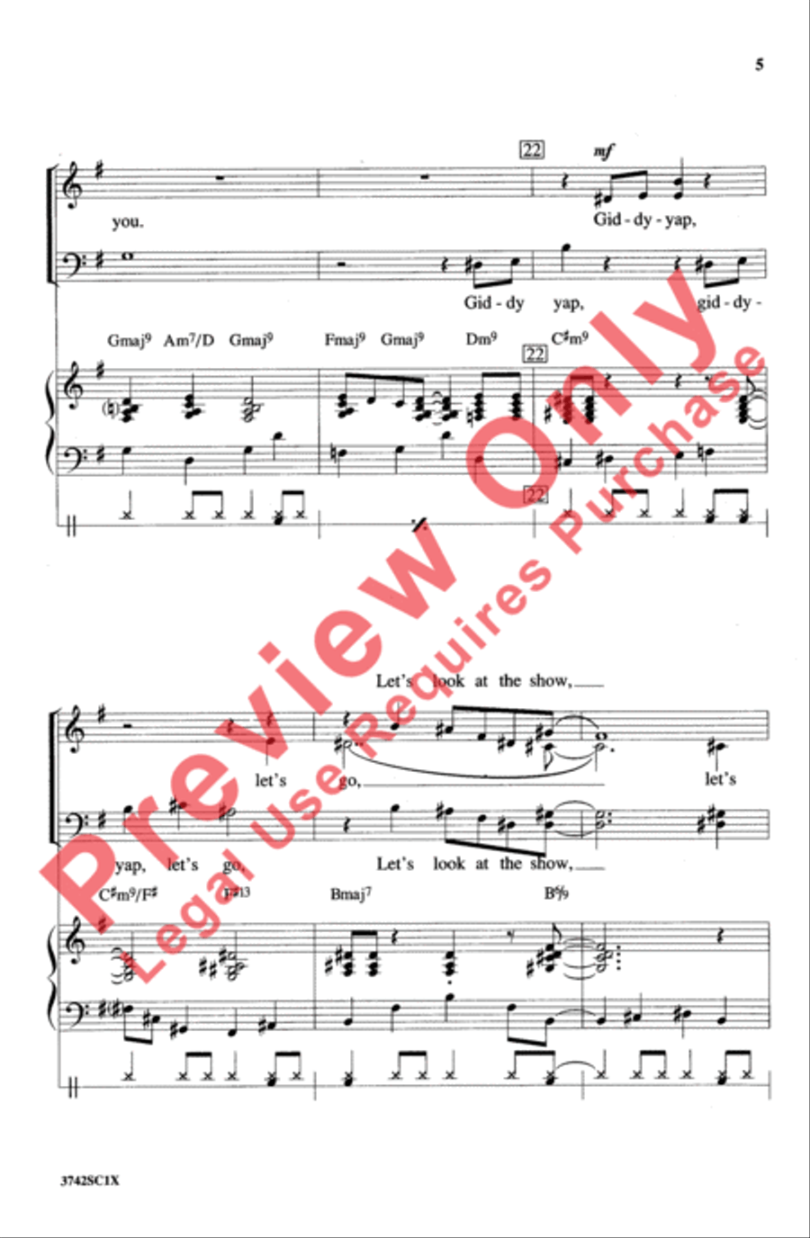 Sleigh Ride Sleigh Ride 4-Part scores gallery preview page 5
