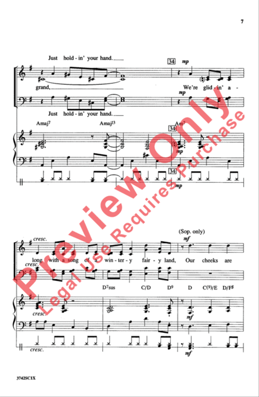 Sleigh Ride Sleigh Ride 4-Part scores gallery preview page 7