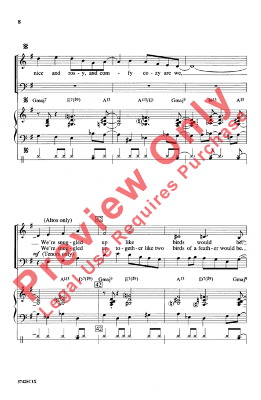 Sleigh Ride Sleigh Ride 4-Part scores gallery preview page 8