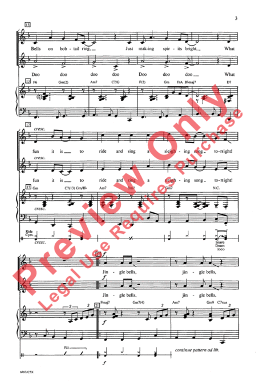 Jazzy Jingle Bells Jazzy Jingle Bells Choir scores gallery preview page 3